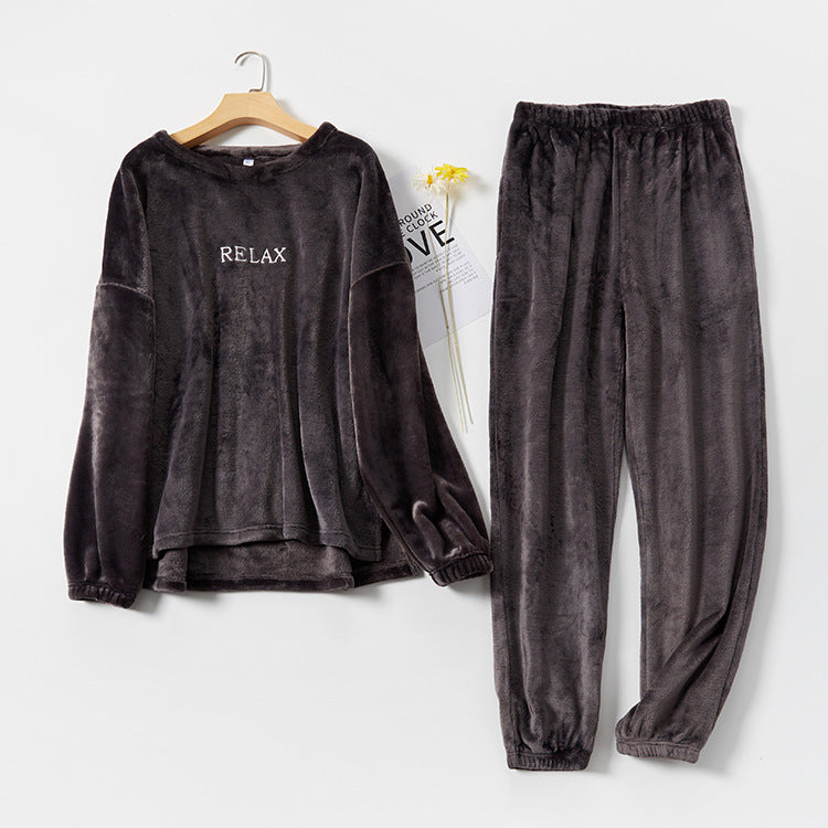 Winter Home Clothes For Women Men Sleepwear Couple