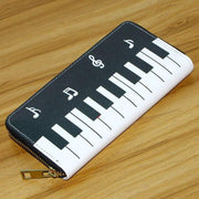 New Style Ladies Wallet Clutch Bag Piano Note Coin Purse Wallet