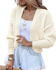 Women's Short Cape Knitted Cardigan Sweater