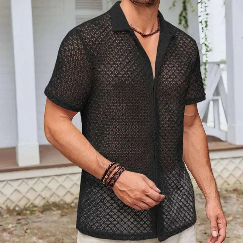 summer short sleeve shirt for men