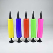 Colorful hand pump inflators for inflatable Christmas ball decorations