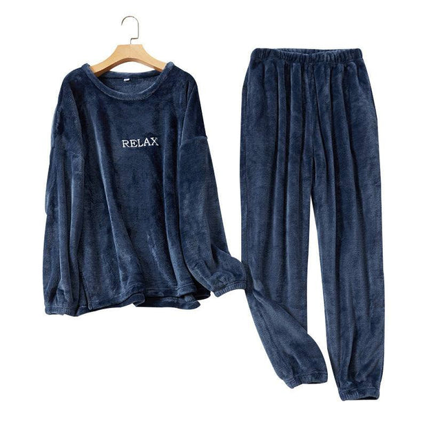 Winter Home Clothes For Women Men Sleepwear Couple