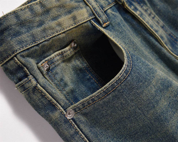 Fashion Work Clothes Pocket Jeans For Men