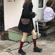 Women's Overcoat Korean-style Loose Mid-length Small