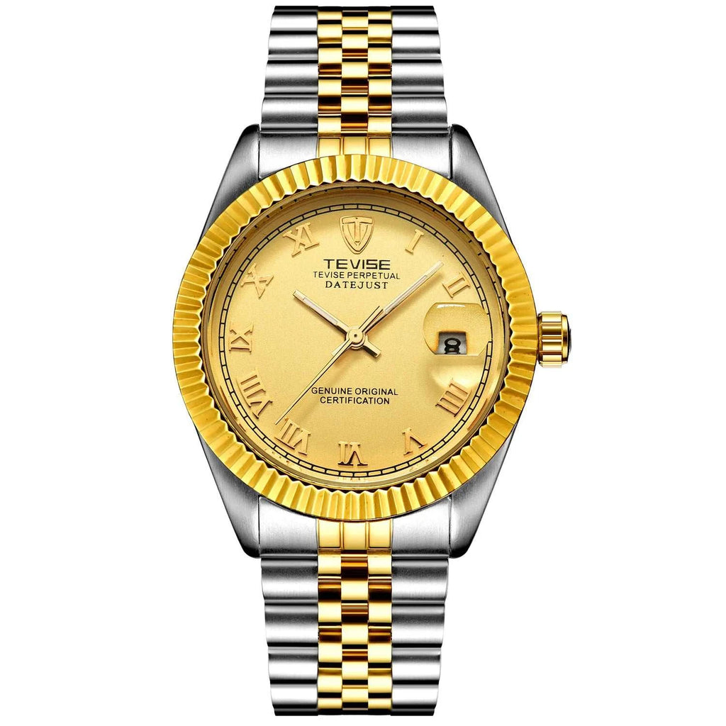 Detective Explosion Calendar Mens Watch Business Watch Mechanical Automatic Mechanical Watch Waterproof Sheet