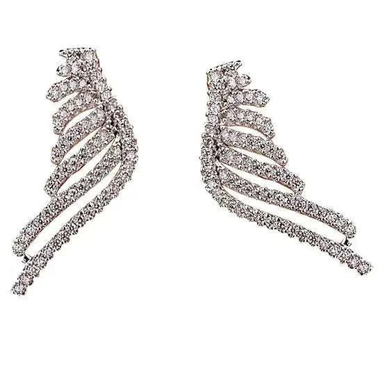 Angel Wings Fine Earrings – Elevate Your Style with sparkling details and elegant design.