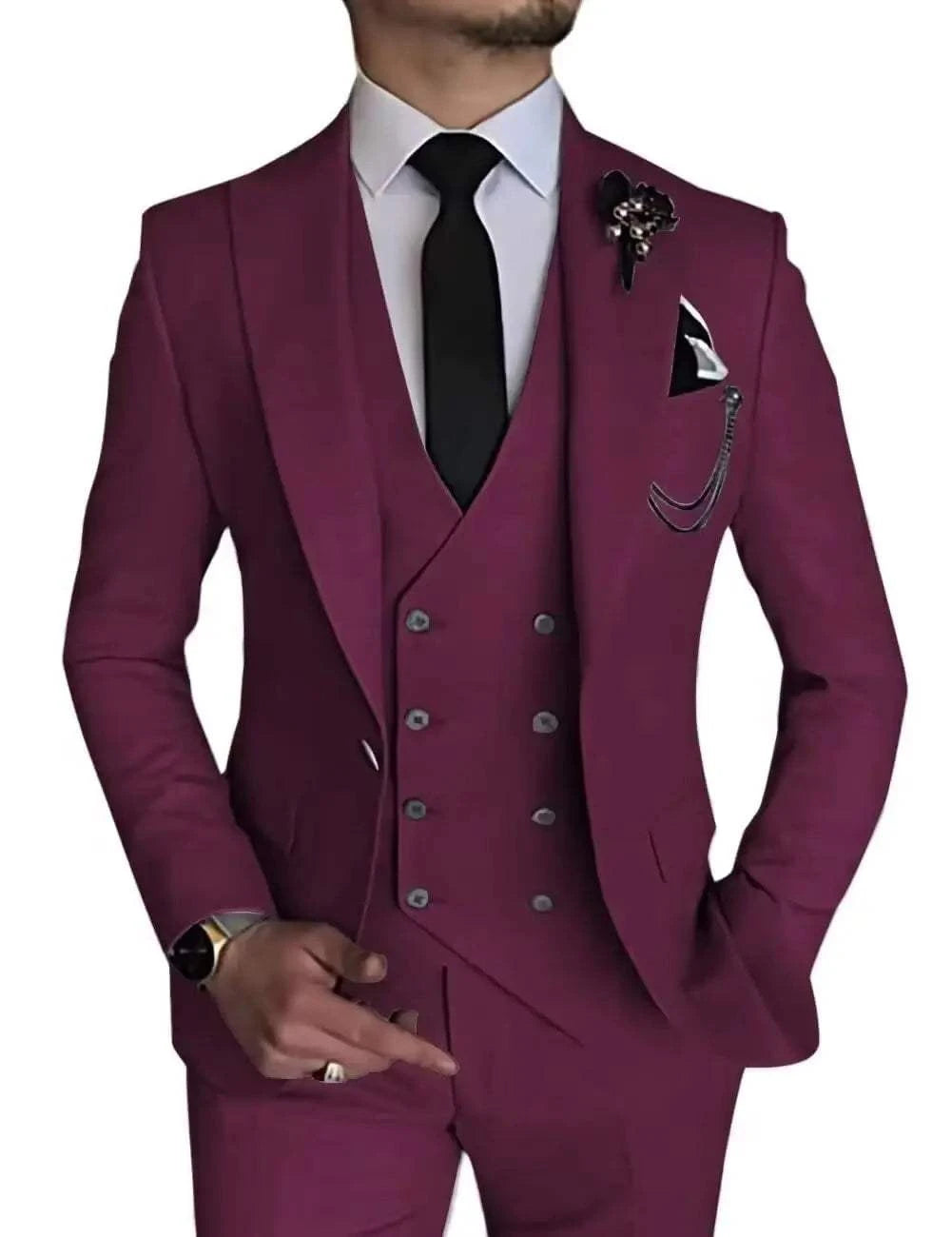 Suits for Men 3 Piece Slim Fit