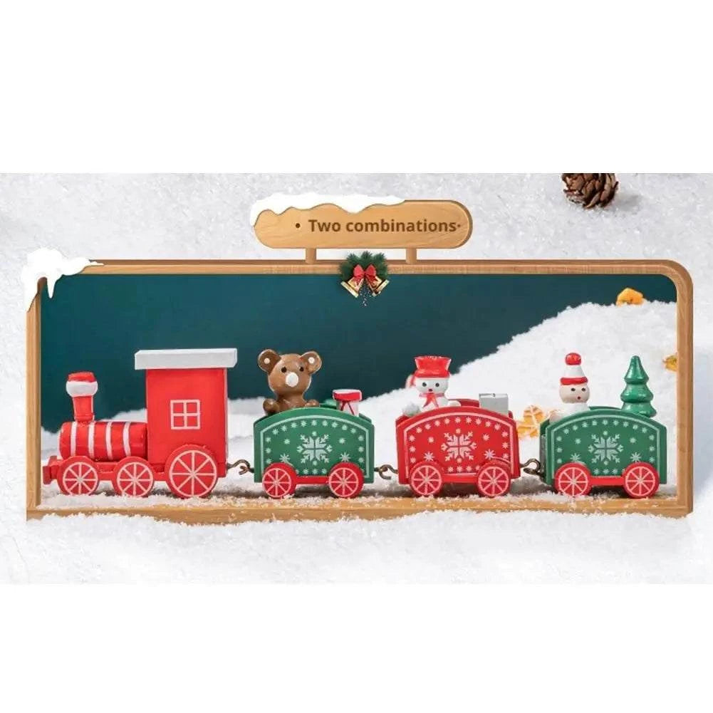 Christmas Train Merry Christmas Decorations For Home 2025 Cristmas Ornament Xmas Navidad Noel Gifts Happy New Year 2026 Decor ﻿