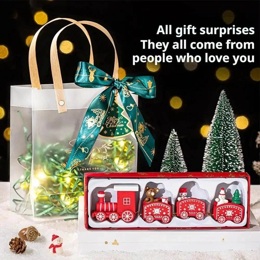 Christmas Train Merry Christmas Decorations For Home 2025 Cristmas Ornament Xmas Navidad Noel Gifts Happy New Year 2026 Decor ﻿