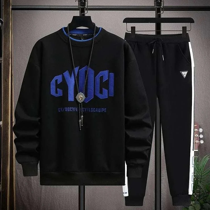 Clothes For Men Plain Male T Shirt White Pants Sets Alphabet Tracksuit Essential Top Offer Trend Popular Sports Suits Cool Kpop