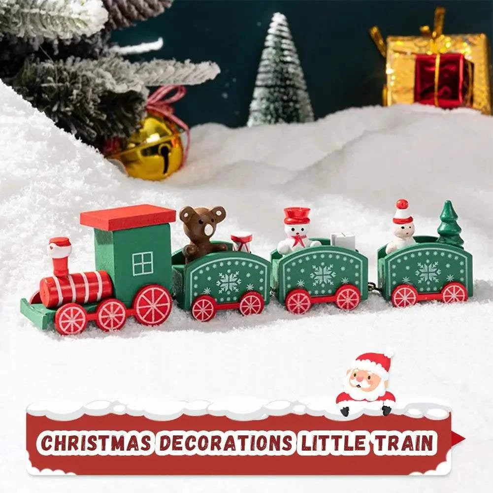 Christmas Train Merry Christmas Decorations For Home 2025 Cristmas Ornament Xmas Navidad Noel Gifts Happy New Year 2026 Decor ﻿