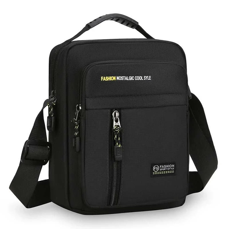 Men Crossbody Bag Single Shoulder Bags Big Capacity Storage Bag Fashion Multi-Pockets Business Crossbody Bags