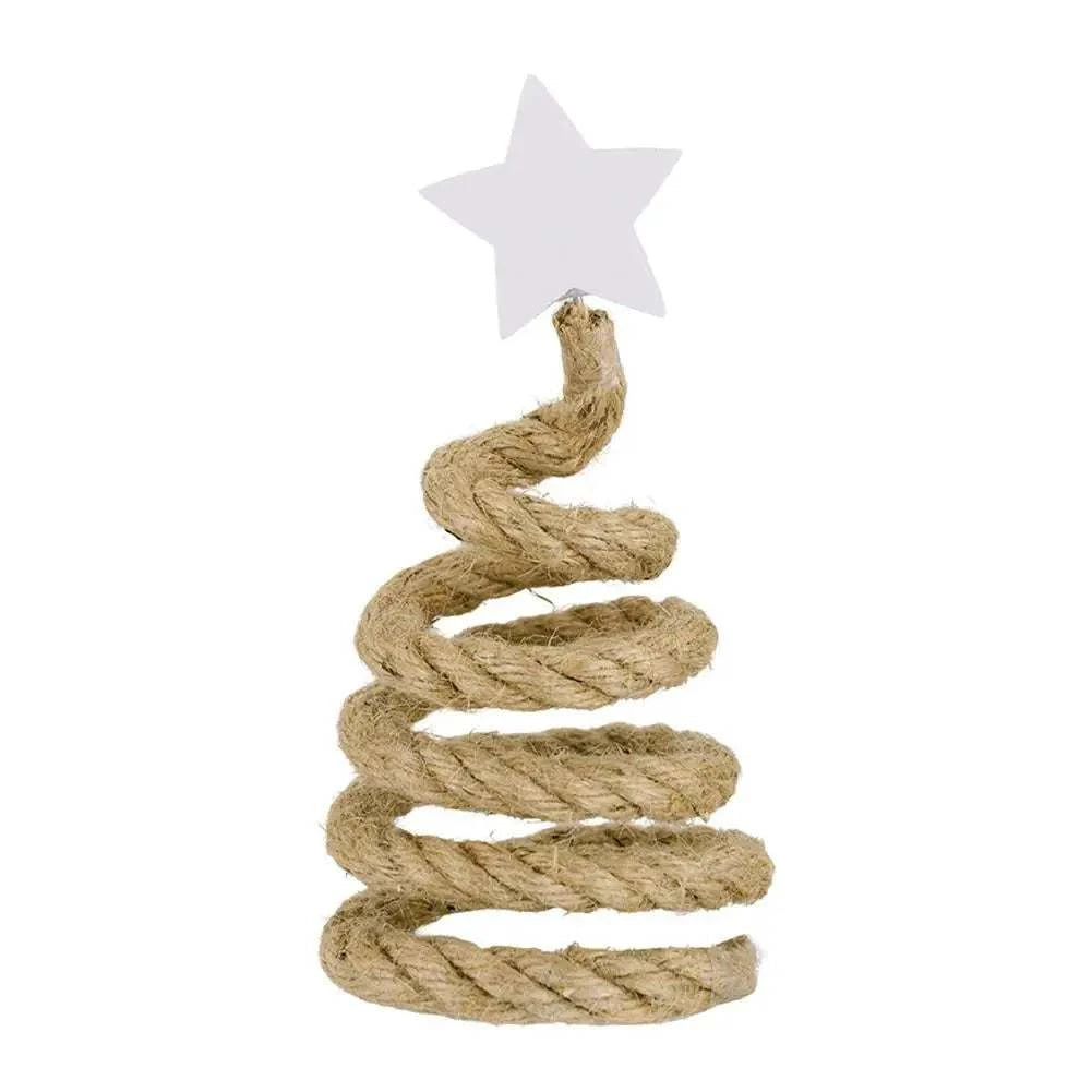 Christmas Decoration Christmas Decoration Creative Ins Wooden Christmas Tree Desktop Ornament Unique Handmade Christmas Tree