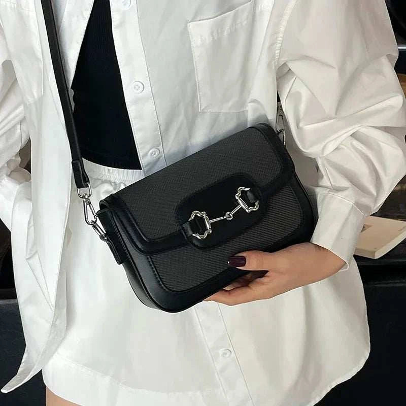 Stylish Casual Commuter Crossbody Bag Designer Leather Tote Vintage Minimalist Purse With Chic Letter Logo Large Capacity