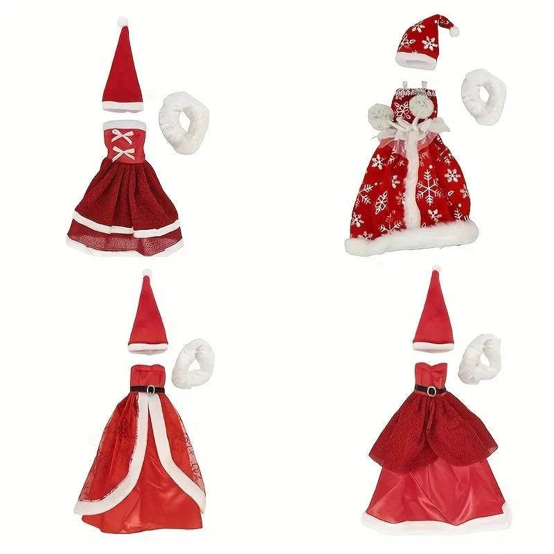 Christmas Outfits for Girl ken Dolls 11.5''/30cm Doll Accessories Xmas Outfits Set Fashion Casual Style Toys for Kids