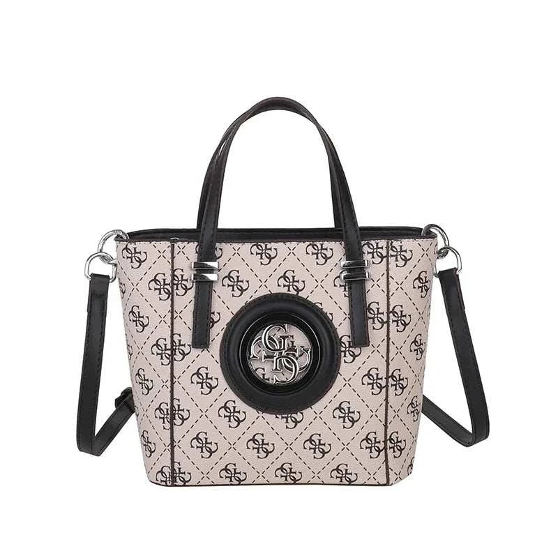 Stylish Large Capacity Crossbody Bag Minimalist Leather Handbag For Women Vintage Designer Letter Logo Casual Luxury Commuter