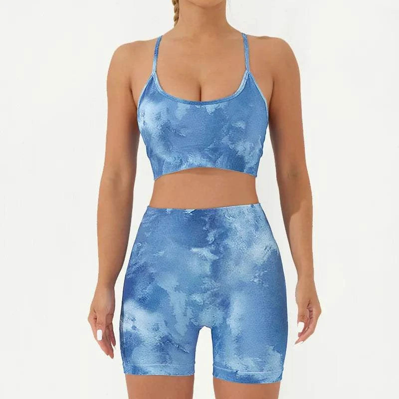 Women's Fitness Clothing Gym Sport Outfit for Woman Sweatsuit Lady Sets Womens Clothes Gym Women 2 Piece Set Outfit Sports Bra