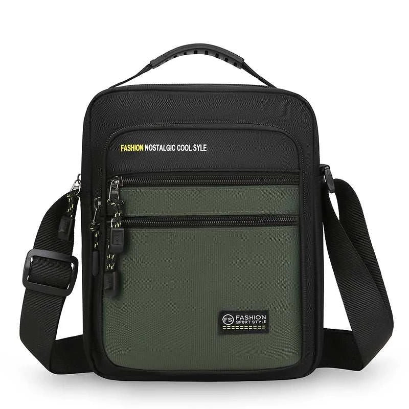 Men Crossbody Bag Single Shoulder Bags Big Capacity Storage Bag Fashion Multi-Pockets Business Crossbody Bags