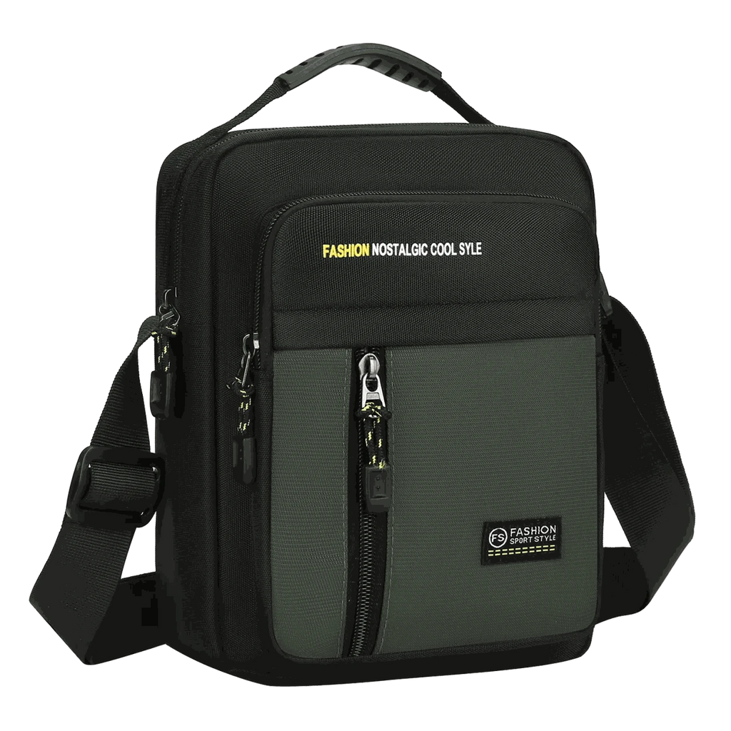 Men Crossbody Bag Single Shoulder Bags Big Capacity Storage Bag Fashion Multi-Pockets Business Crossbody Bags