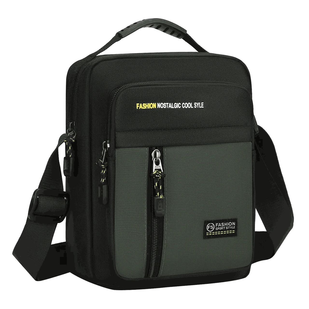 Men Crossbody Bag Single Shoulder Bags Big Capacity Storage Bag Fashion Multi-Pockets Business Crossbody Bags