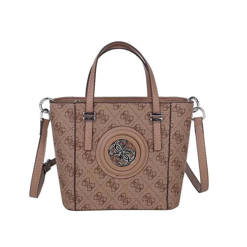 Stylish Large Capacity Crossbody Bag Minimalist Leather Handbag For Women Vintage Designer Letter Logo Casual Luxury Commuter