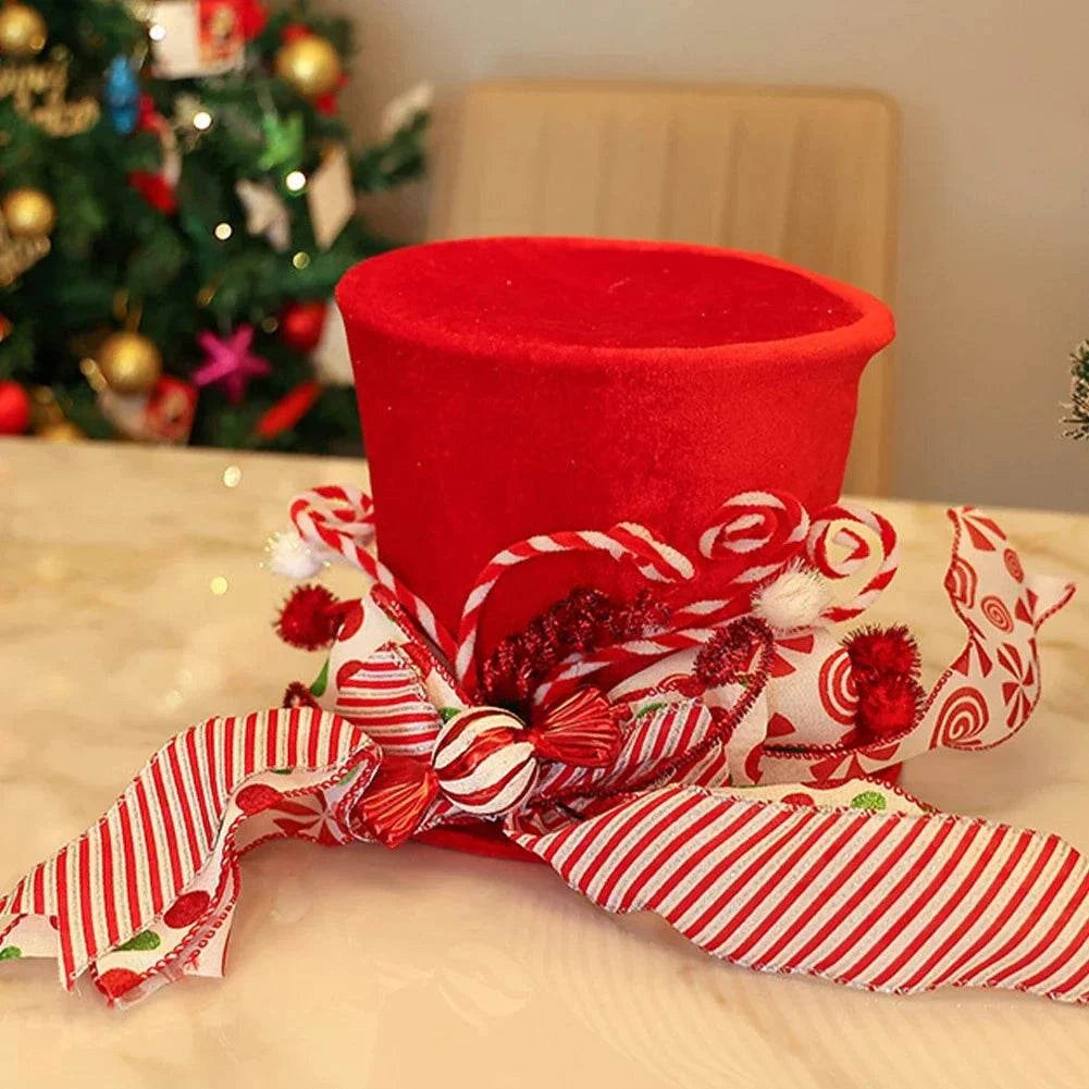 Christmas Celebration Red White Holiday Decoration Festive Accessory Great Holiday Centerpiece Versatile Usage For Holiday Table