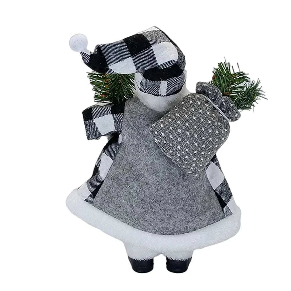 Set up Santa Claus Christmas decorations Christmas party scenes Decorate Christmas ornaments