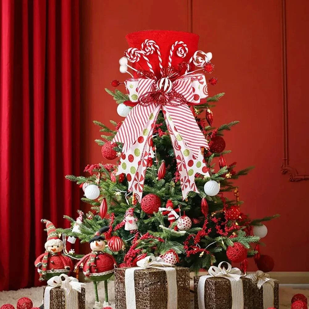 Christmas Celebration Red White Holiday Decoration Festive Accessory Great Holiday Centerpiece Versatile Usage For Holiday Table