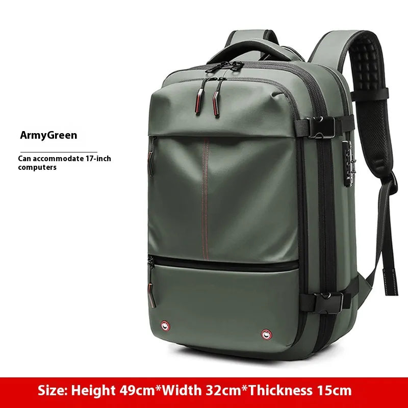 vacuum compression travel backpack