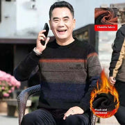 Winter Fleece-lined Warm Sweater Clothes Men