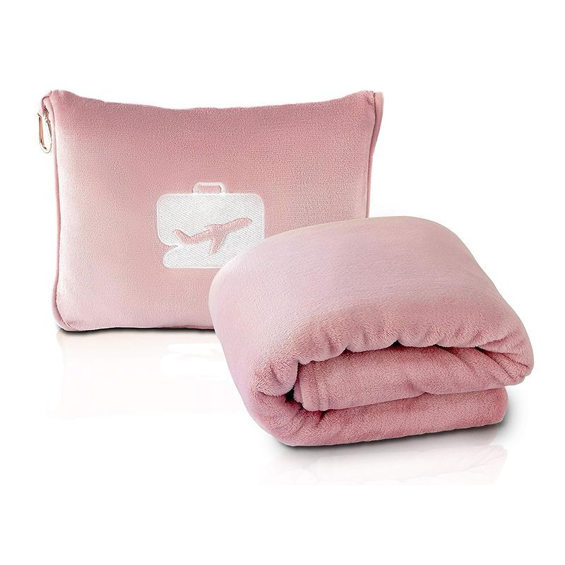 Travel Pillow Blanket Set Cozy Comfort Kit
