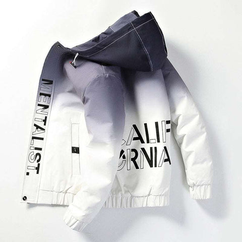 Thin Gradient Coat For Men Fashion Clothes