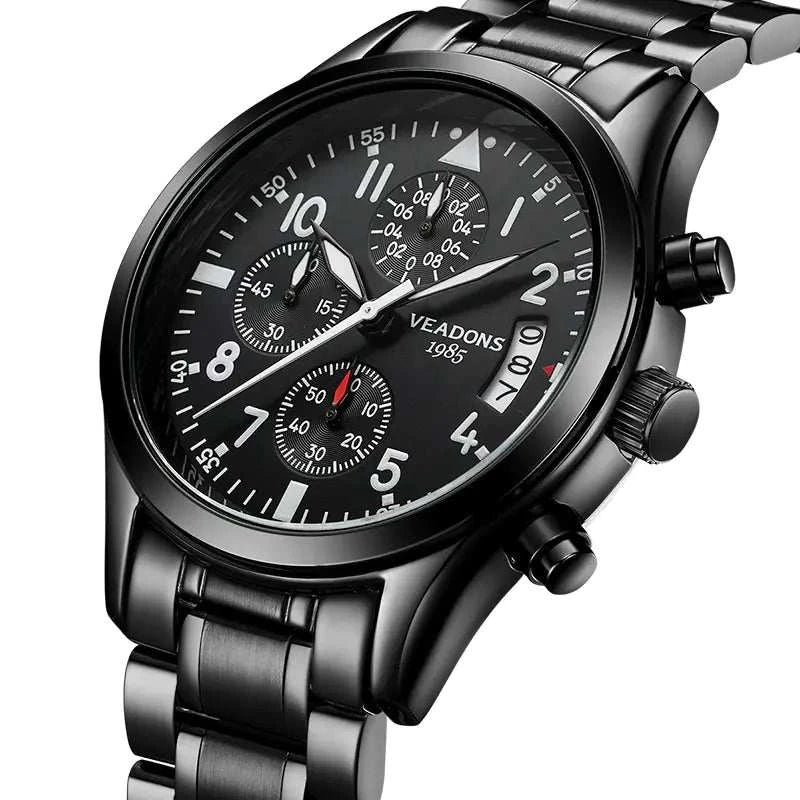 Quartz Watch, Multifunctional Luminous Waterproof Men's Watch